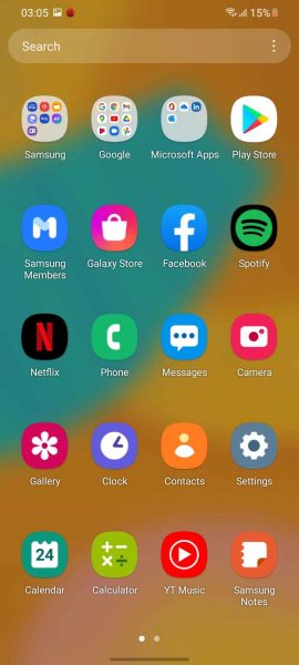 سیستم عامل گلکسی M22 4