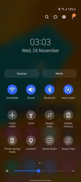 سیستم عامل گلکسی M22 3