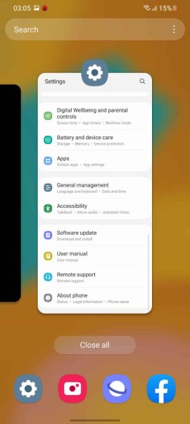 سیستم عامل گلکسی M22 2