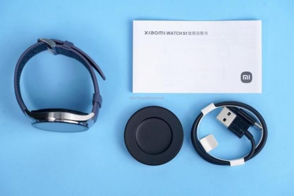 محتویات جعبه ساعت هوشمند شیائومی واچ S1