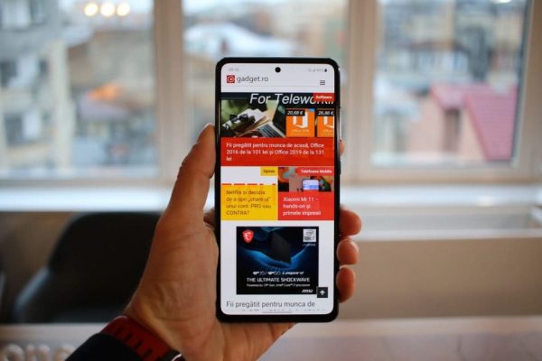 صفحه Galaxy A52 5G