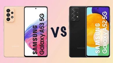 مقایسه A53 5G با A52
