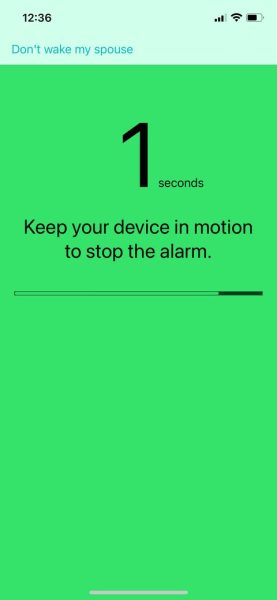Motion Alarm Clock
