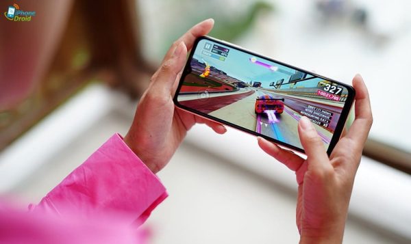 سرعت گوشی A23 در بازی آسفالت 9