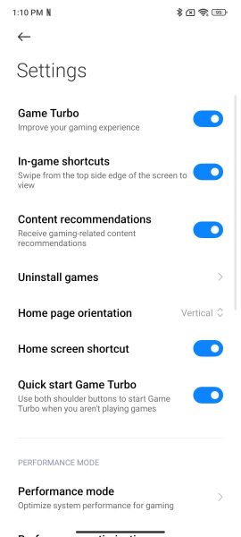 رابط کاربری پوکو F4 GT - گیم توربو