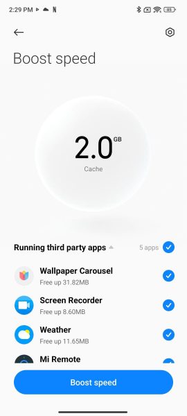رابط کاربری پوکو F4 GT شیائومی