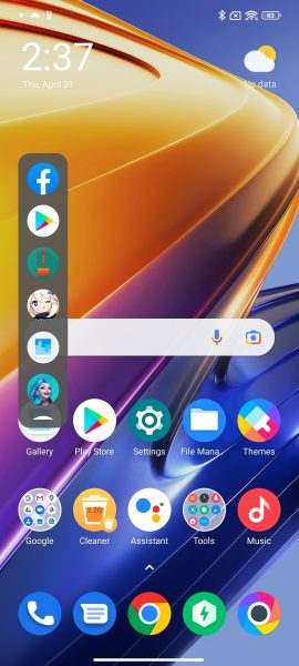 رابط کاربری پوکو F4 GT شیائومی - سایدبار