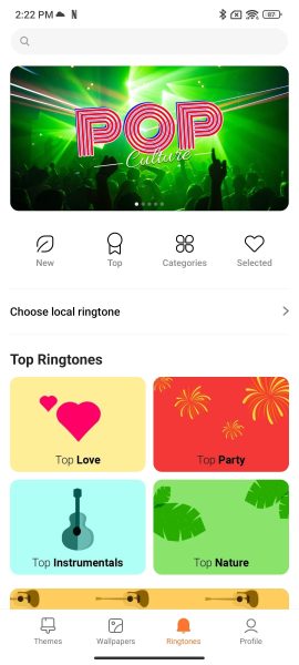 رابط کاربری پوکو F4 GT - پوسته