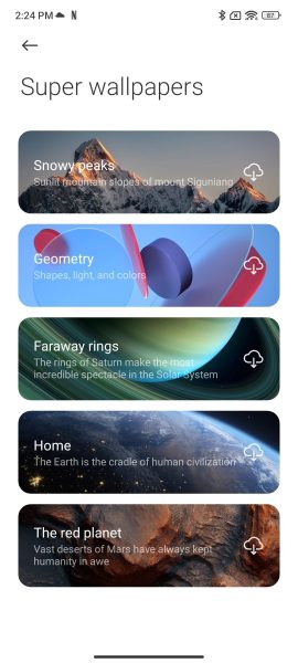 رابط کاربری پوکو F4 GT - پوسته