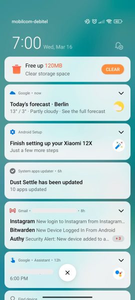 بررسی شیائومی 12X رابط کاربری