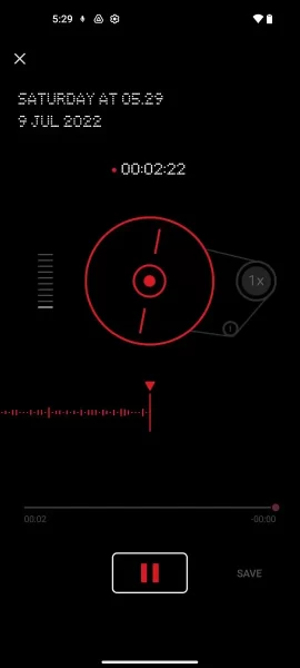 منوی گوشی Nothing Phone 1