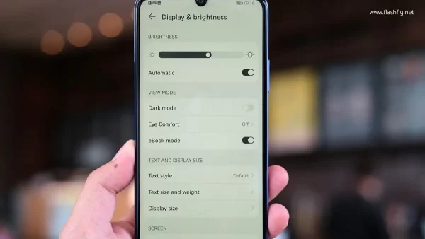 تنظیمات صفحه هواوی نوا Y70