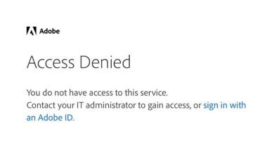 ارور Access Denied در فتوشاپ