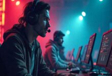 چند متخصص در حال بهینه کردن اینترنت برای برای بازی هستند