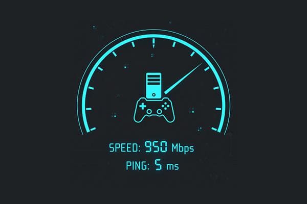 تست سرعت اینترنت و پینگ برای گیم